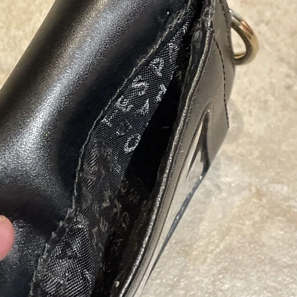 Kate Spade Darla Montford Park Black Leather Bow Key Ring Wallet - Picture 9 of 13